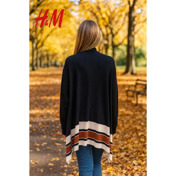 H&M Oversized Open Front Cardigan Sz. M/L - Picture 2 of 5
